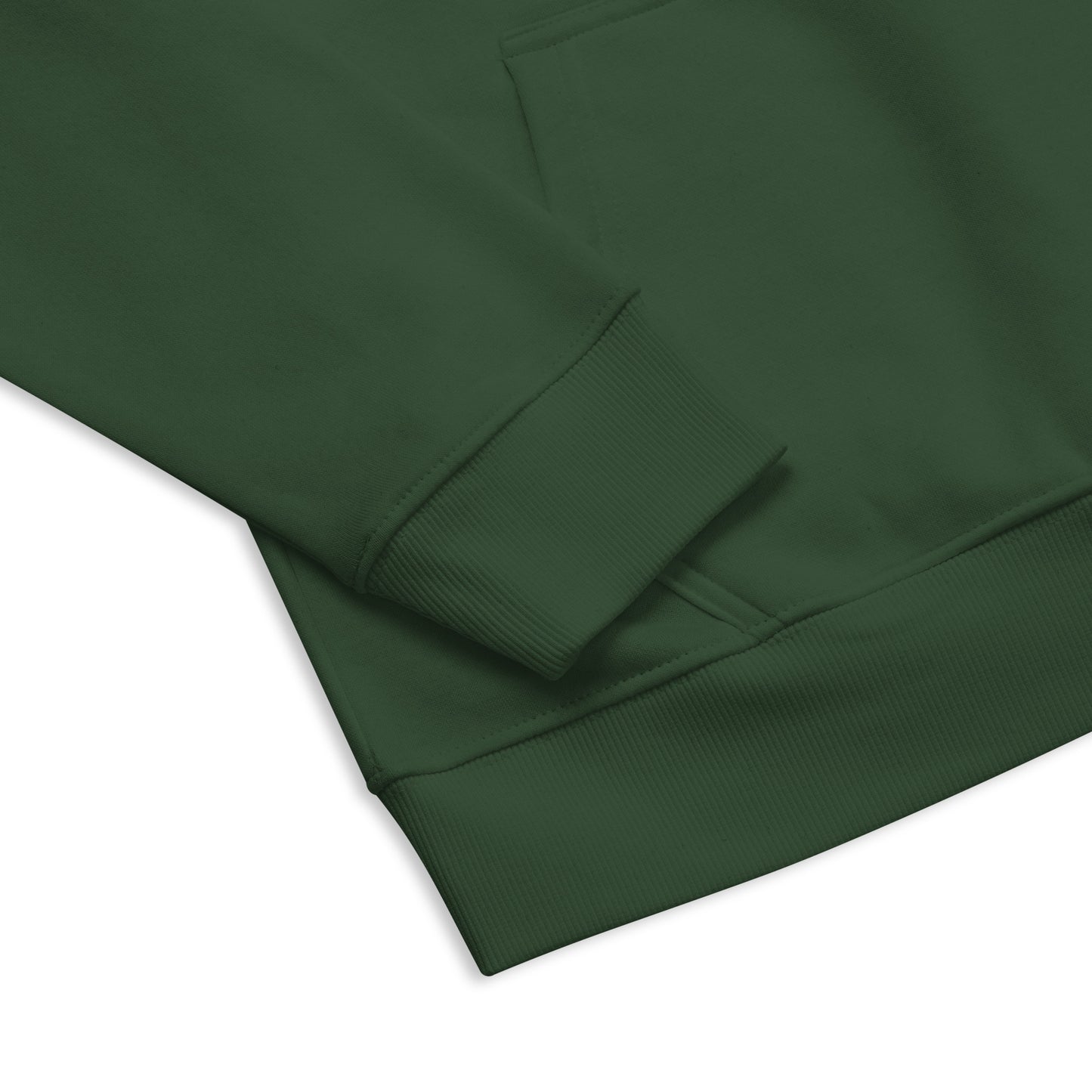 Sudadera_eco_unisex_Kuzoj_detalle manga verde