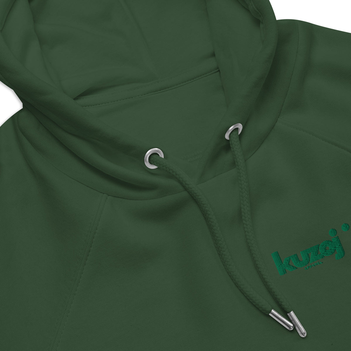 Sudadera eco unisex Kuzoj frontal cuello y cordones