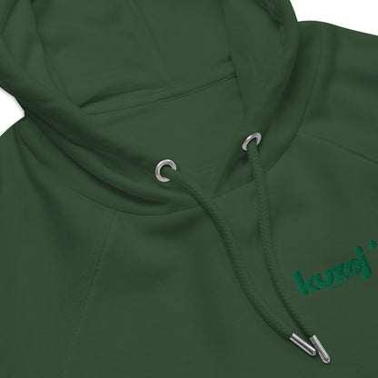 Sudadera eco unisex Kuzoj frontal cuello y cordones