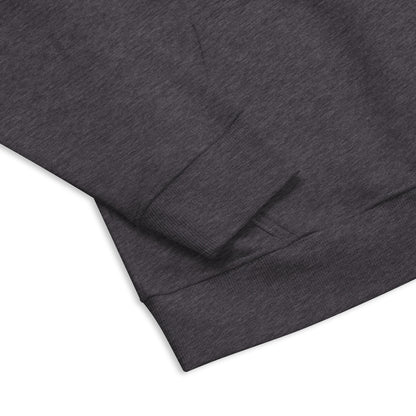 Sudadera eco unisex Kuzoj - detalle de la manga manga gris