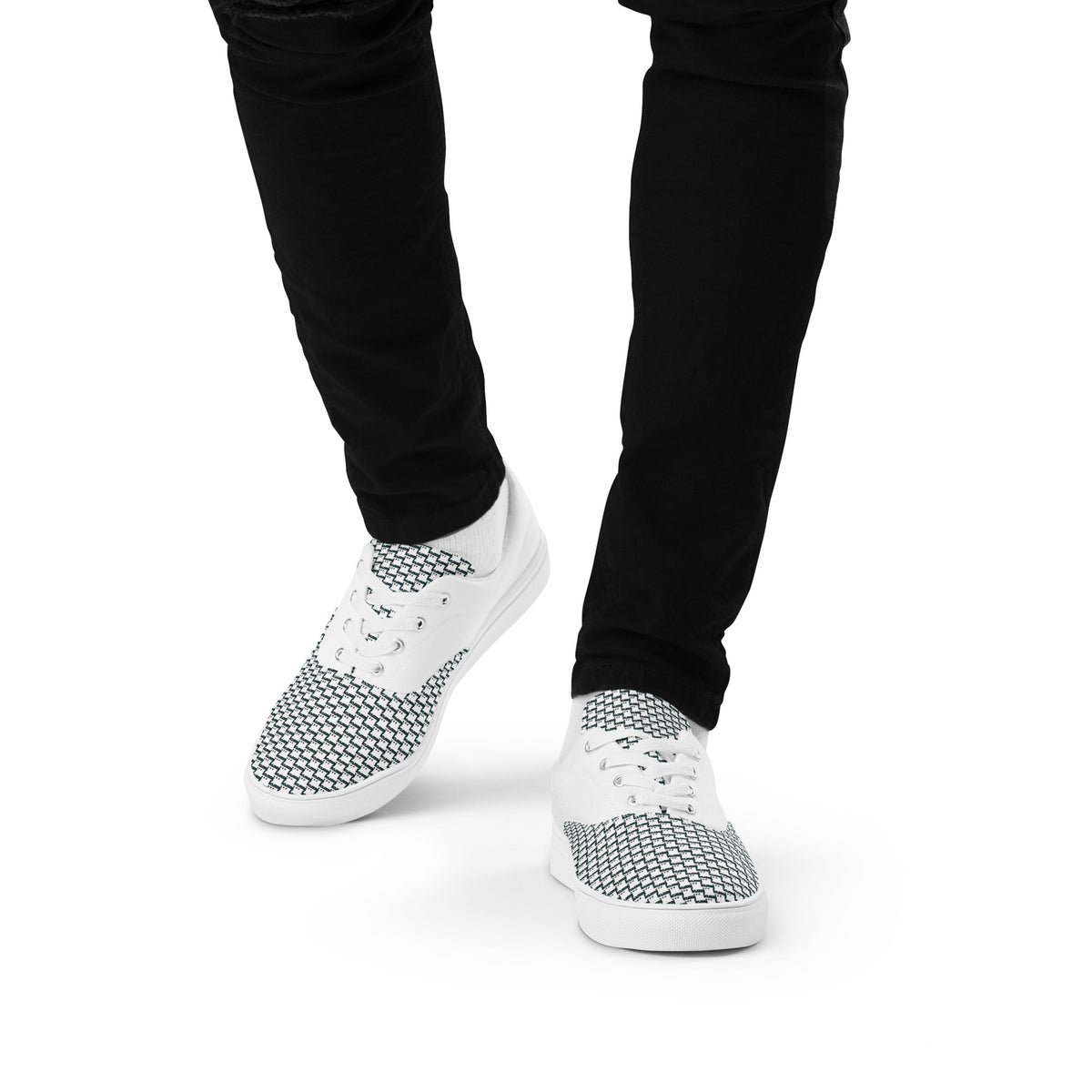 Zapatillas de lona con cordones para hombre