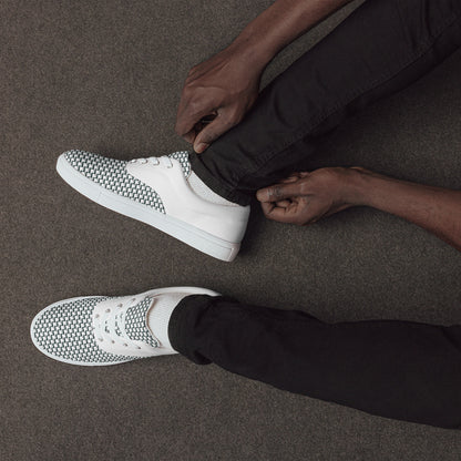 Zapatillas de lona con cordones para hombre