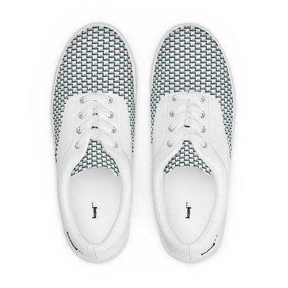 Zapatillas de lona con cordones para hombre