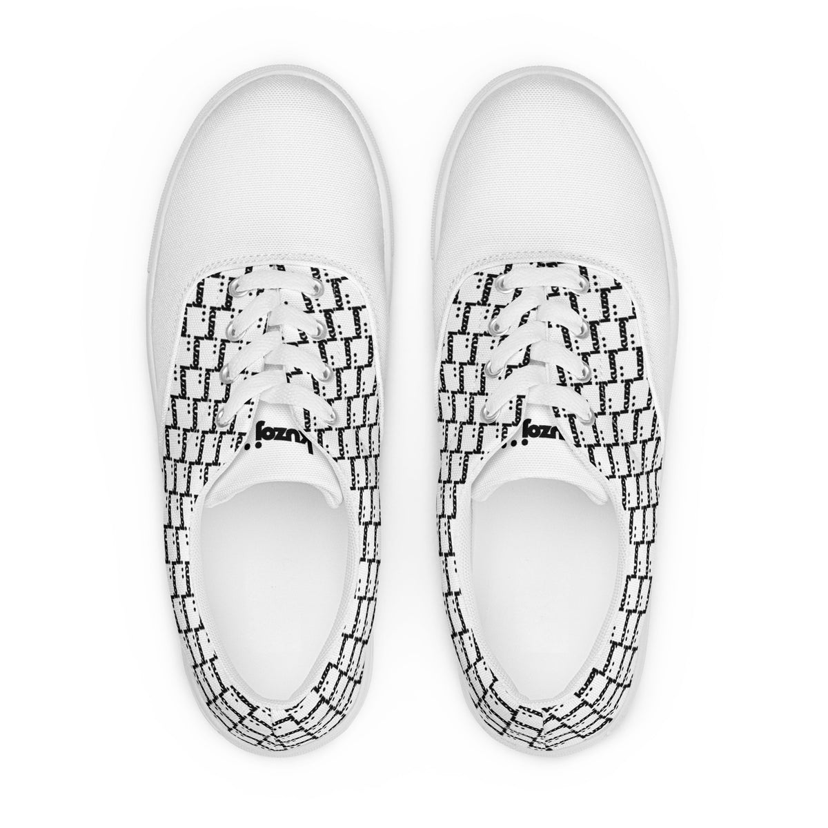 Zapatillas de lona con cordones para mujer | Kuzoj