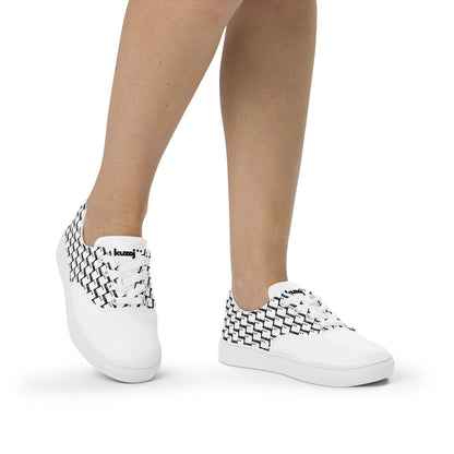 Zapatillas de lona con cordones para mujer | Kuzoj