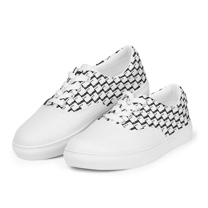 Zapatillas de lona con cordones para mujer | Kuzoj